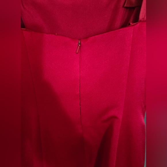 Red Prom Dress Michaelangelo size 4 - Picture 4 of 12